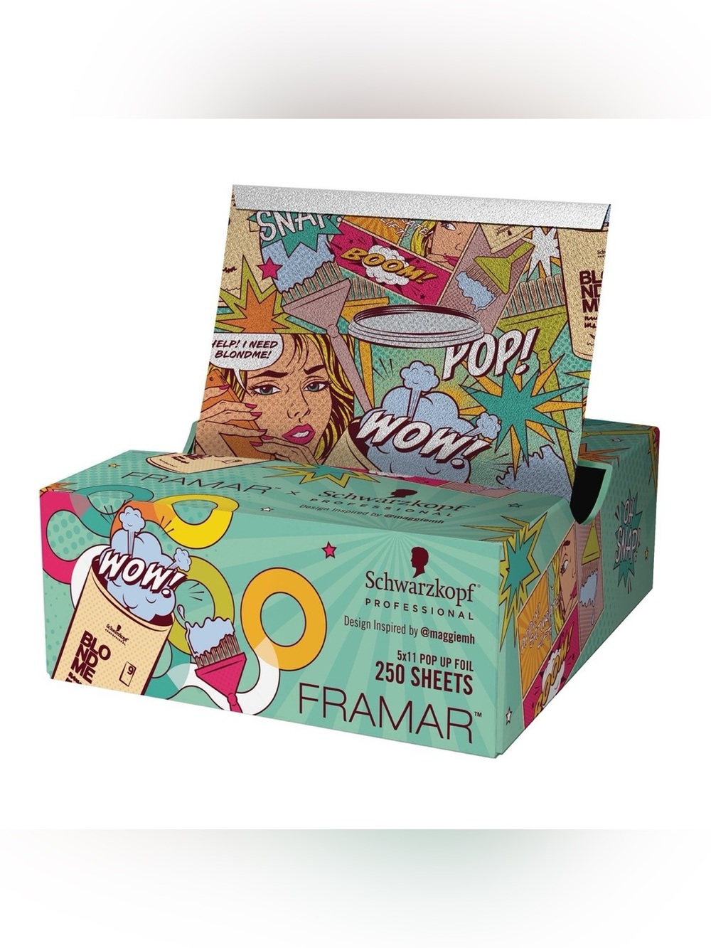 (30boxes)Schwarzkopf Professional Limited Edition Framar Pop Up Foil Sheets 5x11